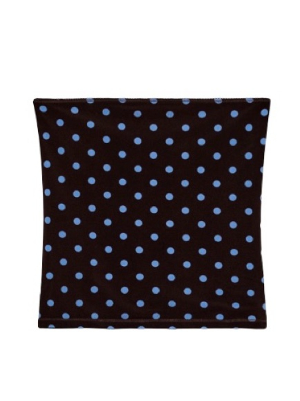 NEW ZARA BROWN POLKA DOT BANDEAU TOP - Picture 7 of 8